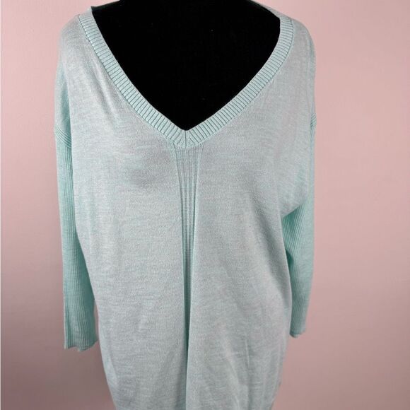 Talbots Sweaters - Talbots Soft Mint V-Neck Sweater